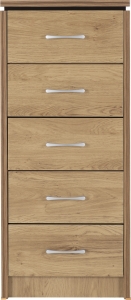 Image: 7027 - Charles 5 Drawer Chest - Oak